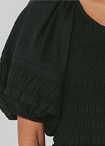 Stasia mini dress - black