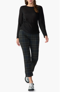 Carnaby kick crop - marion plaid