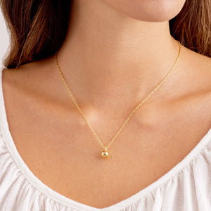 Brooks charm necklace - gold