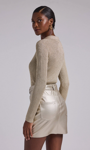 Wyatt top - pale gold