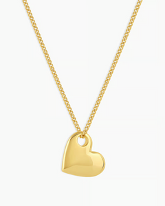 Lou heart pendant necklace