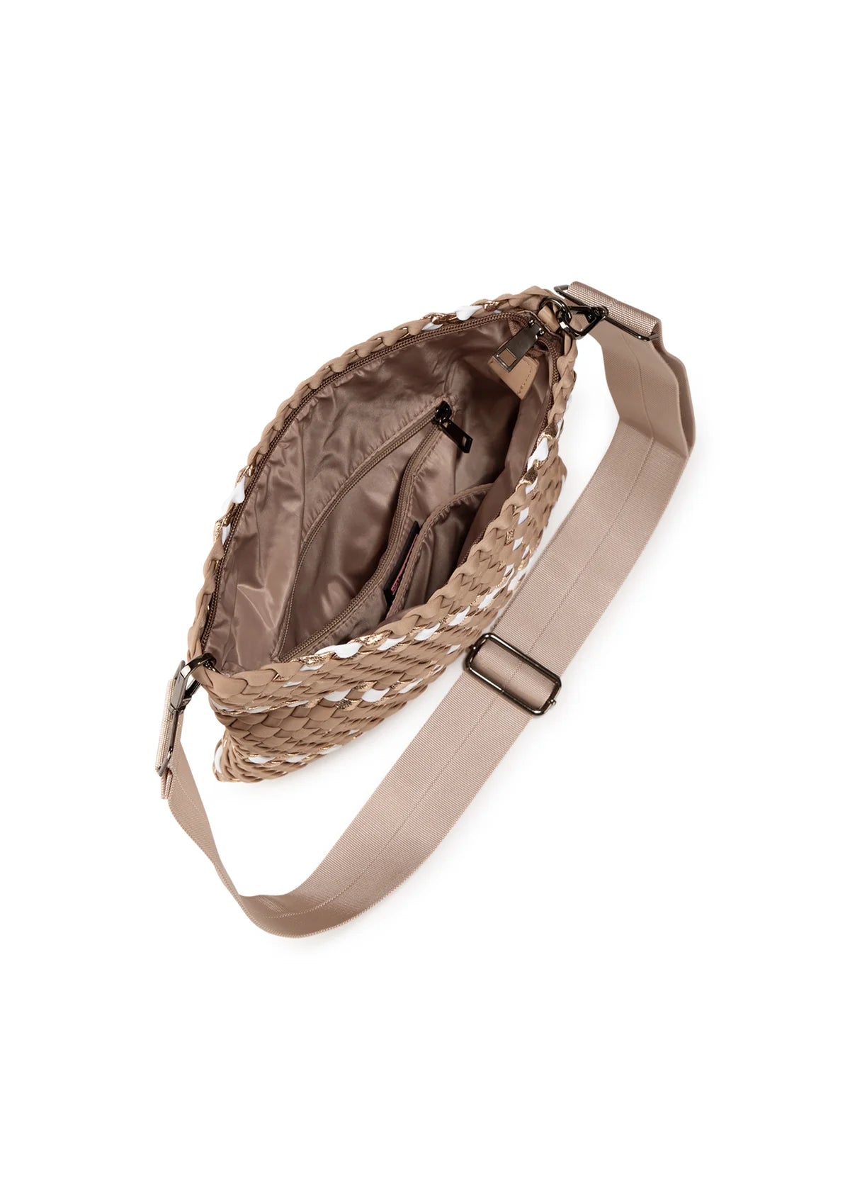 Val convertible crossbody - latte