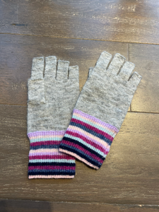 Billow fingerless gloves - navy