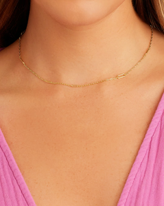 Zoey link necklace - gold