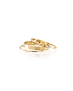 Love song ring set - gold