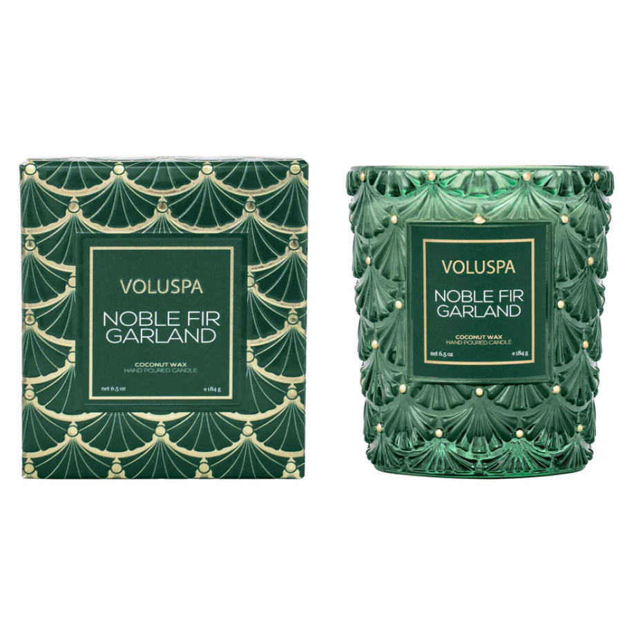 Noble Fir Garland classic candle