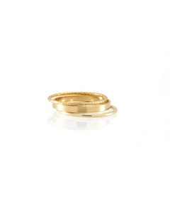 Endless love ring set - gold
