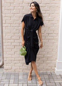 Tori knit dress - black