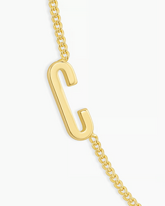 Wilder alphabet necklace - C