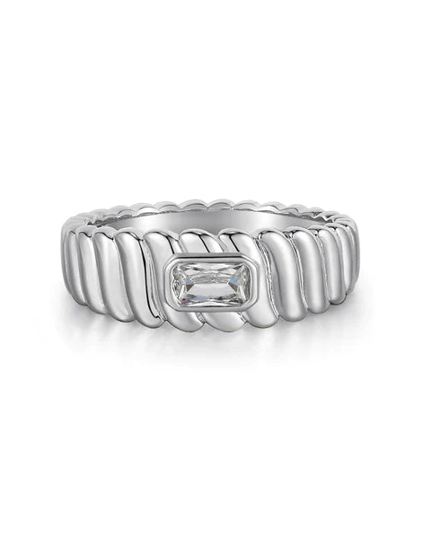 Le Signe statement ring - silver