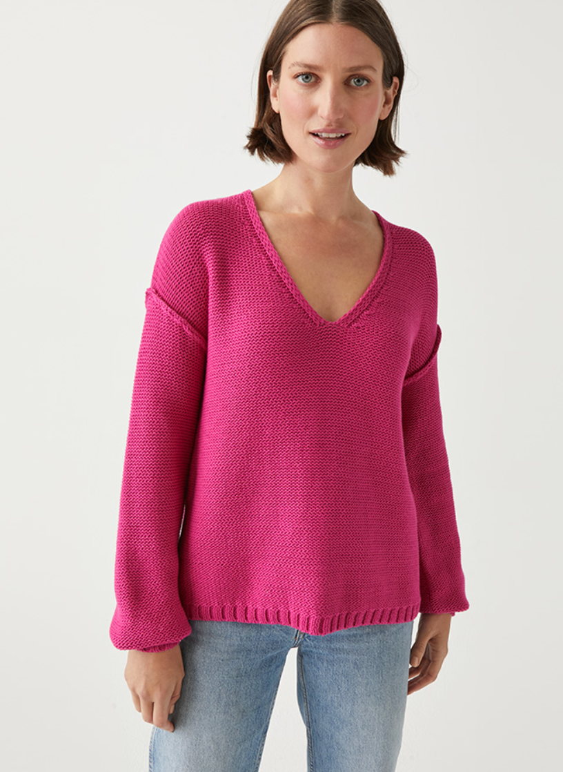 Kendra relaxed v-neck sweater - voltage