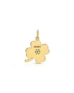 Lucky necklace - emerald