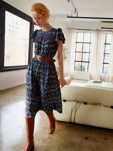 Delia dress - night bloom