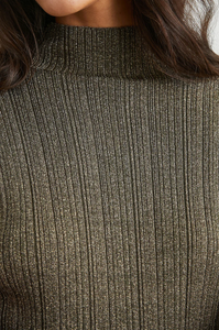 Vivienne top - gold lurex