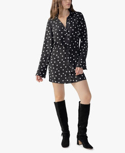 Modern shirt dress - pop dot