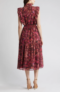 Anna dress - pink multi