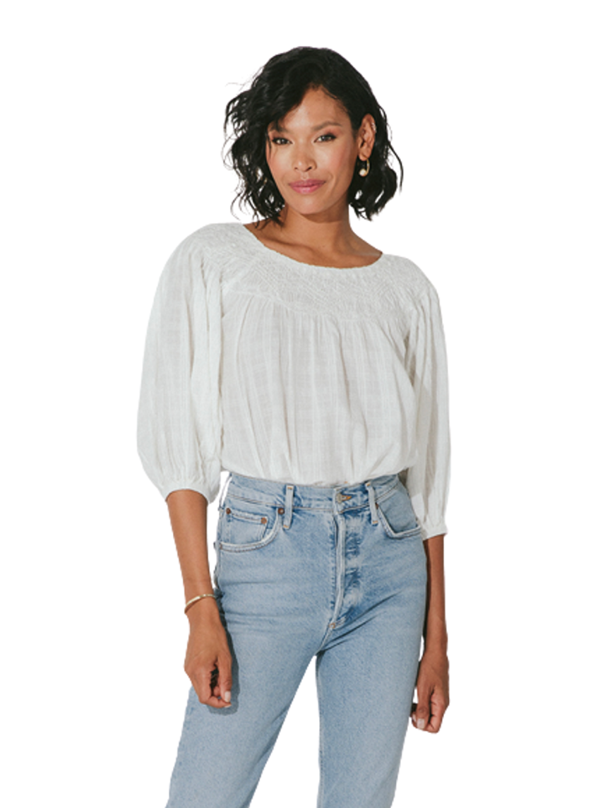 Ella blouse - ivory