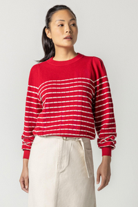 Full sleeve crewneck sweater (PA2255) - crimson