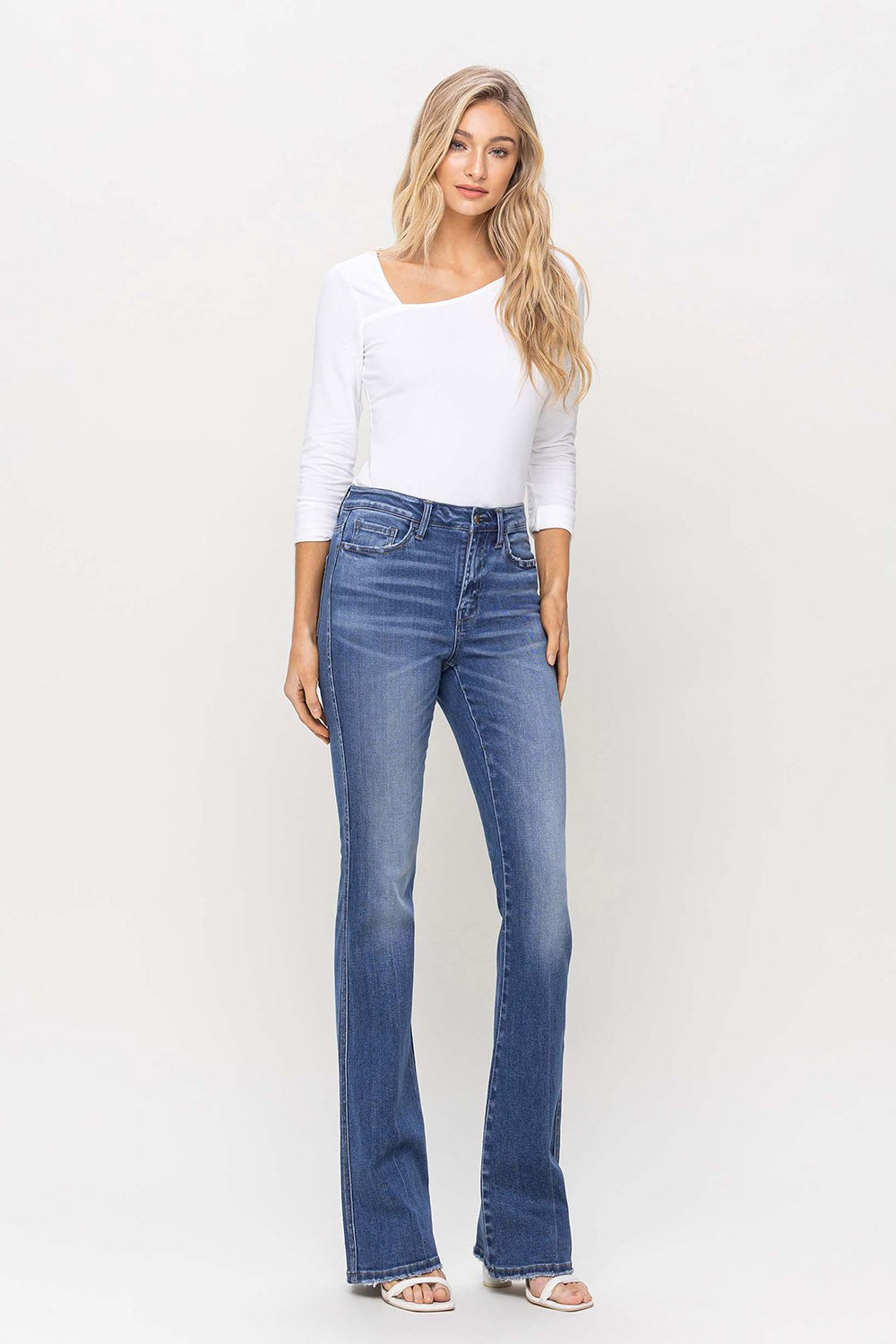 F5099 - High rise bootcut jean - err-free