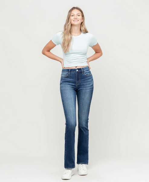 Deep Dive - Mid Rise Flare Jeans
