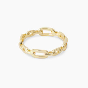 Parker link ring - gold