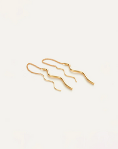 Squiggle threaders - gold