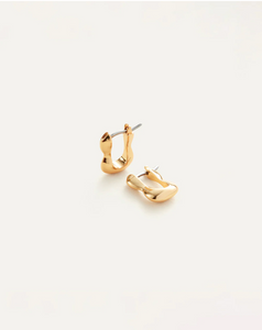 Squiggle huggies - gold