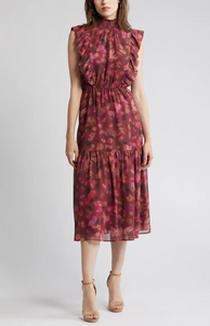 Anna dress - pink multi