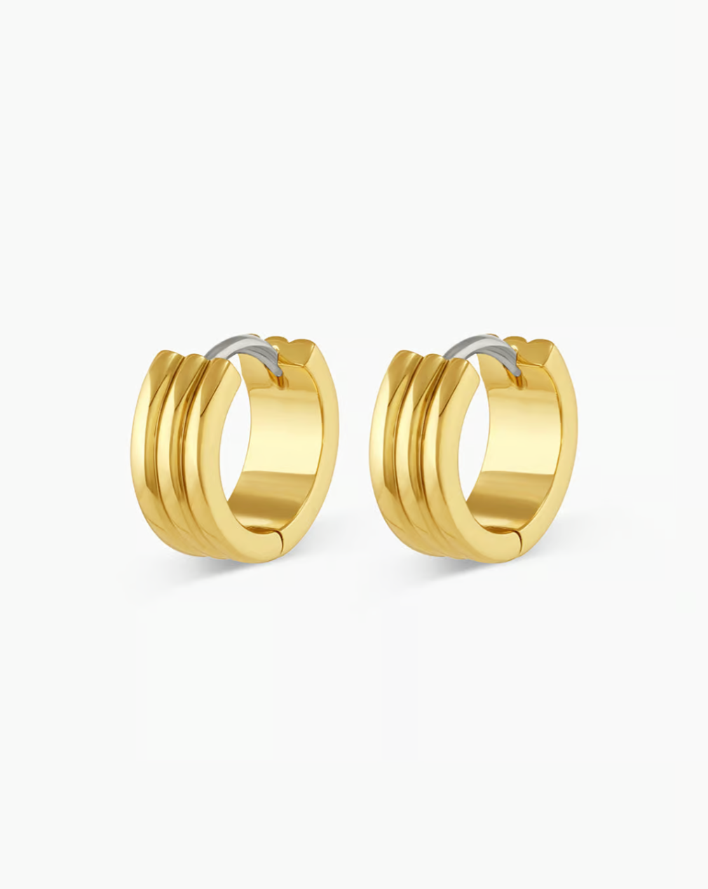 Reed hoops - gold