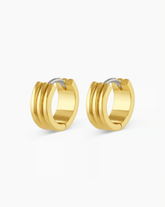 Reed hoops - gold