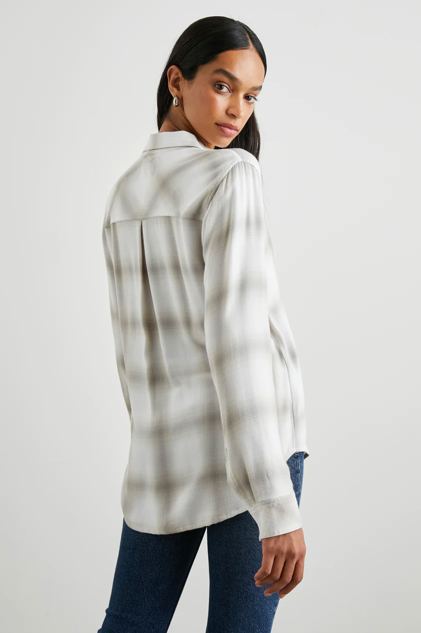 Hunter shirt - dove pearl
