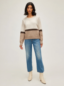 Colorblock sweater - multi color