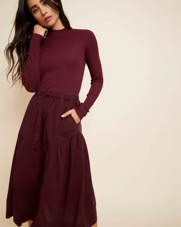 Wrenley dress - bloodstone