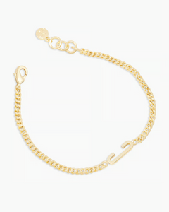 Wilder alphabet bracelet - C