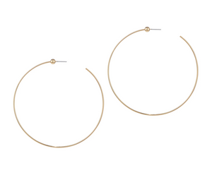 Icon hoops medium - gold