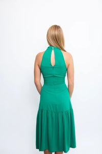 Bowden dress - dark green