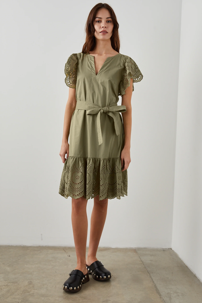Darlene dress - canteen eyelet