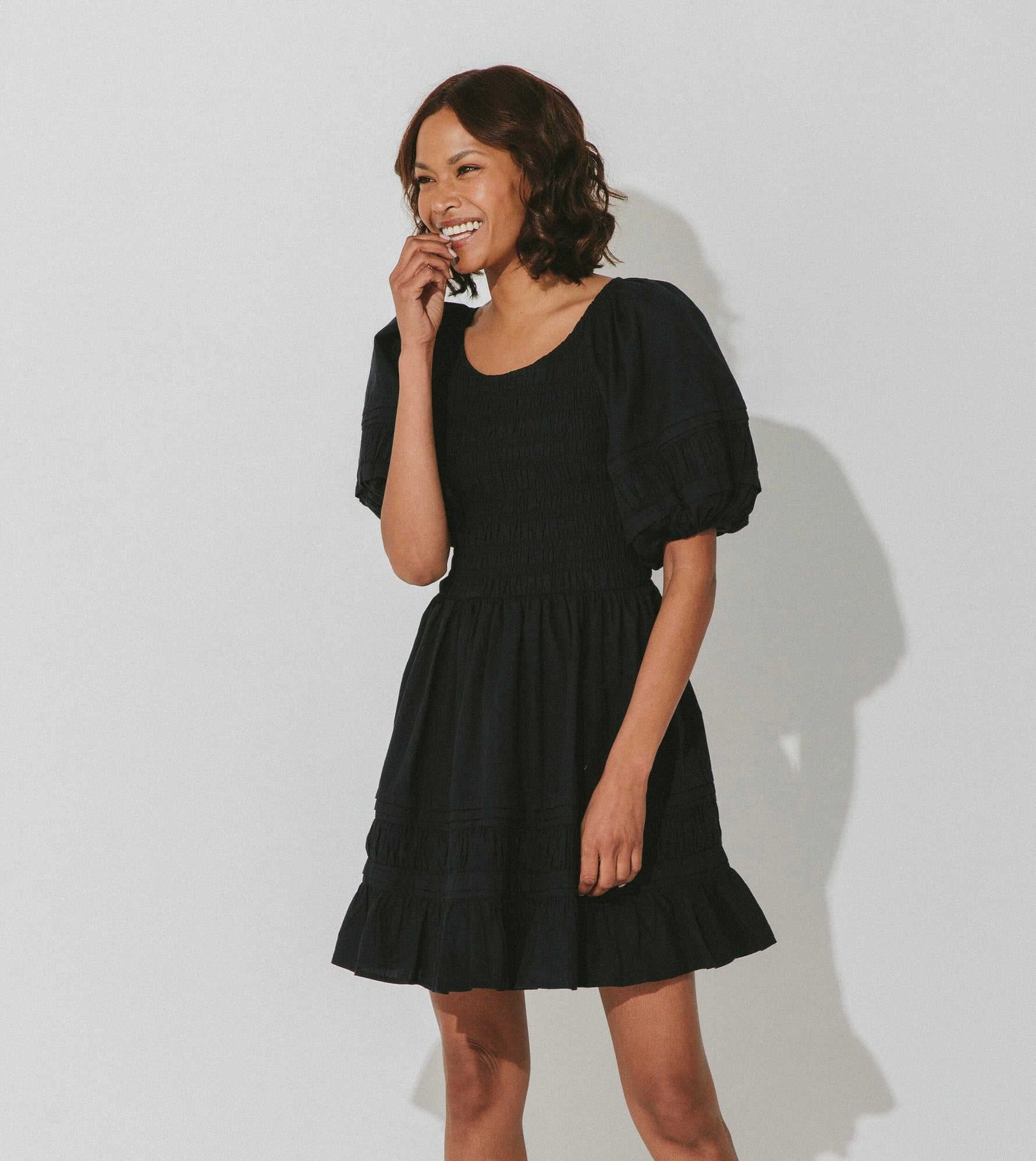 Stasia mini dress - black