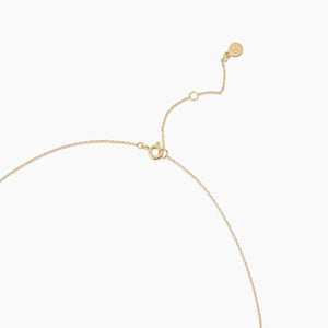 Evil eye charm necklace - gold