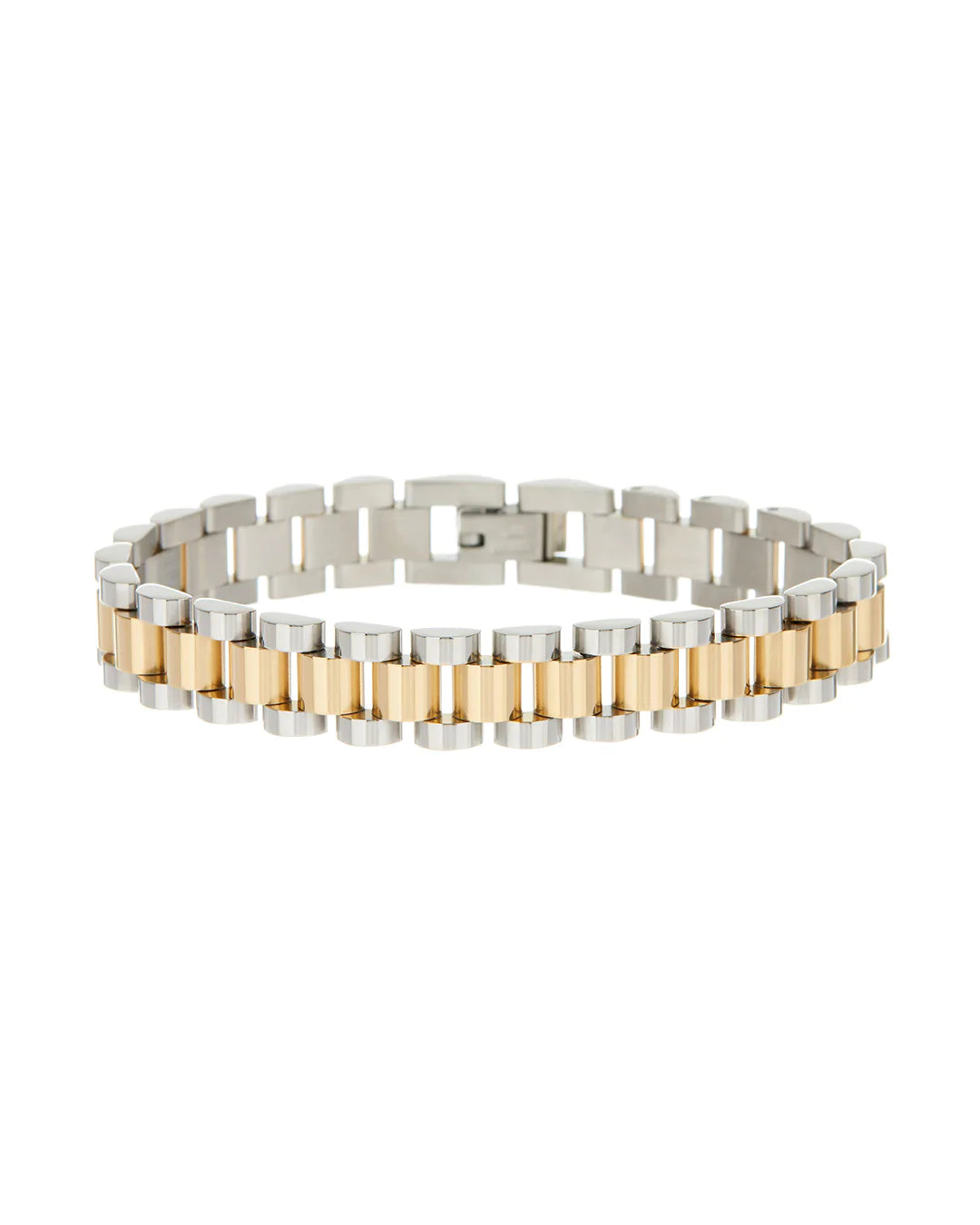Two-toned timepiece bracelet - combo