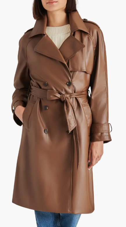 Ilia trench coat - dark brown
