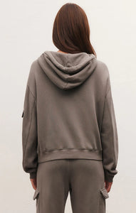 Cargo hoodie - lunar grey