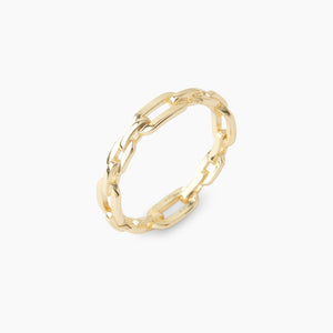 Parker link ring - gold