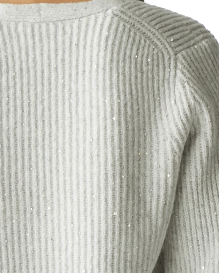Laurel surplice sweater - heather grey